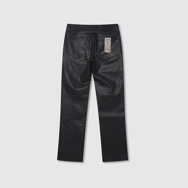 Pantalón de Cuero Negro Dario