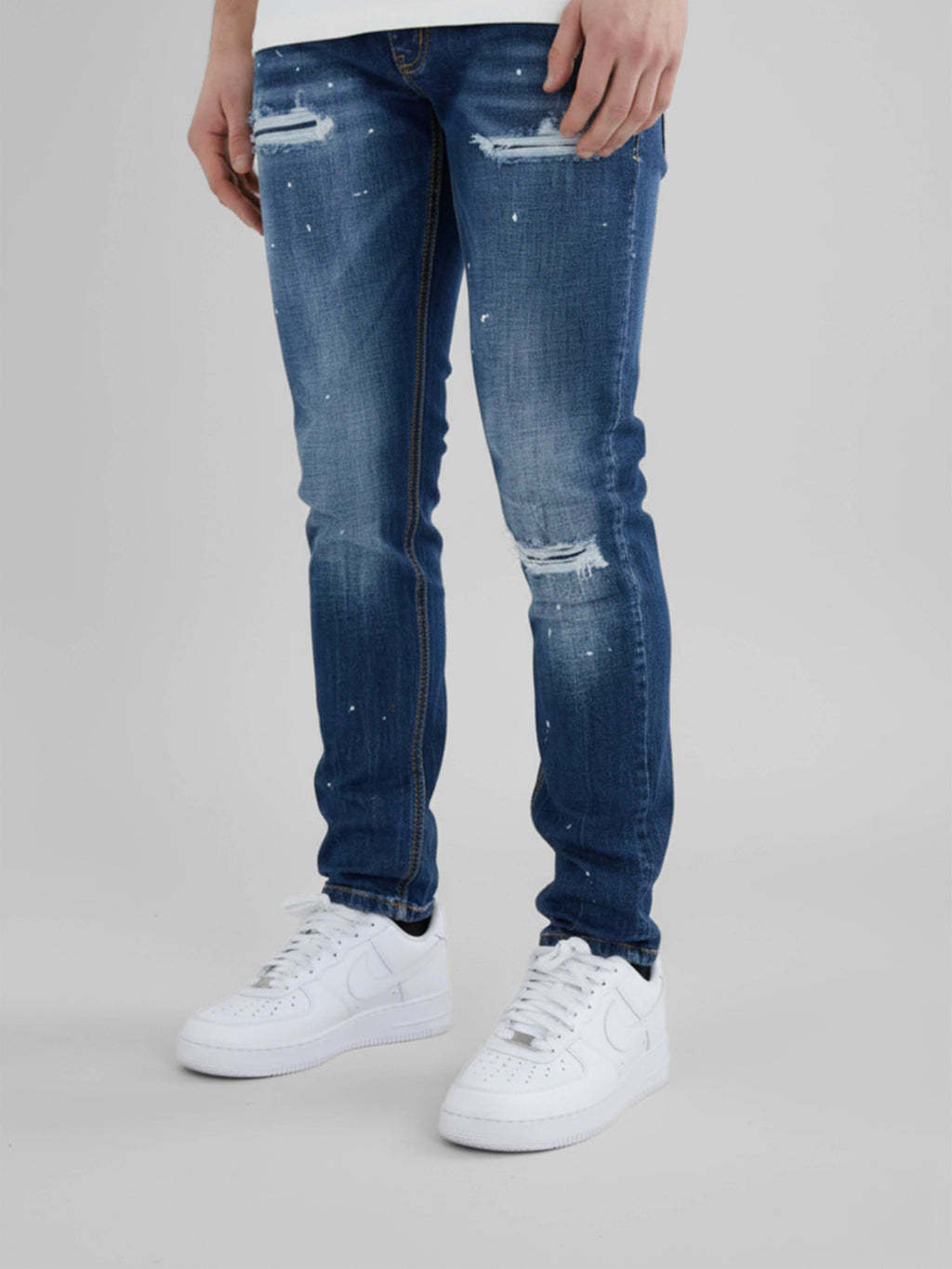 Jeans Skinny Marseille Azul Medio