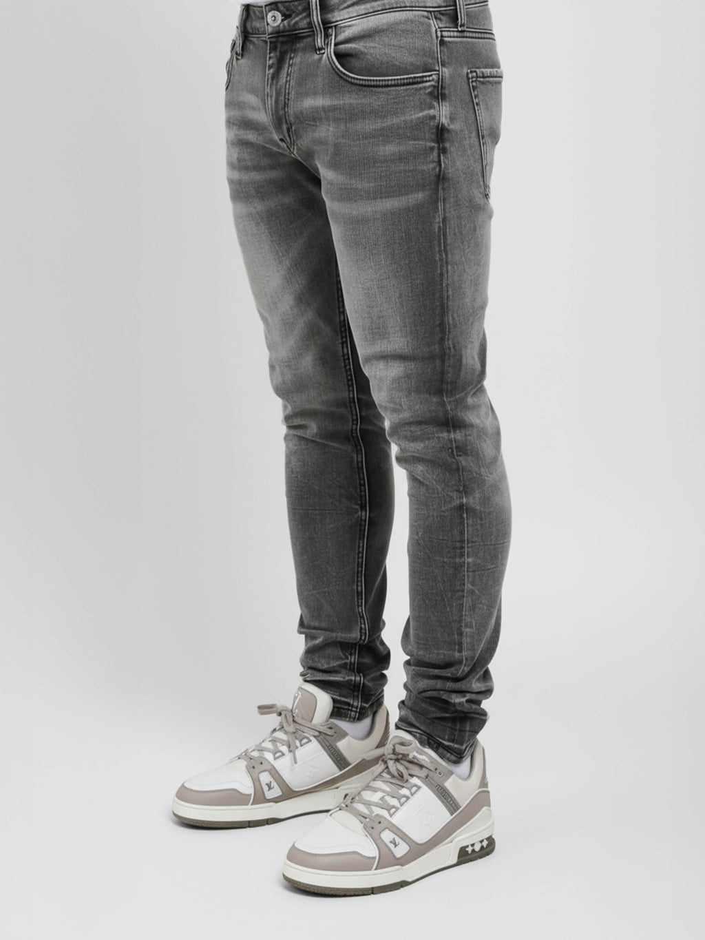 Roma Grey Skinny Jean