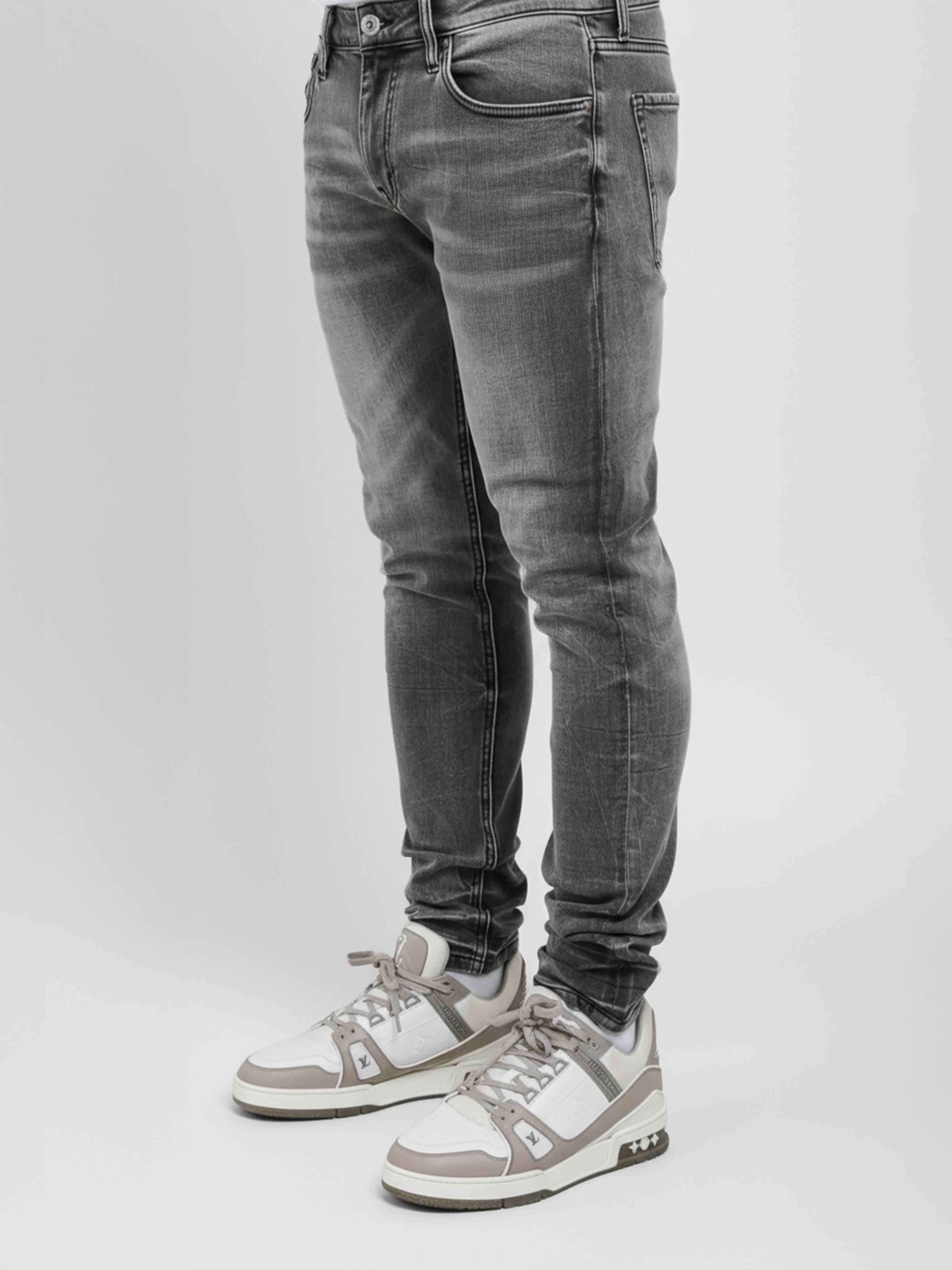 Roma Grey Skinny Jean