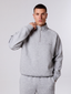 Atelier Scuba Quarter Zip Grey Sweatshirt