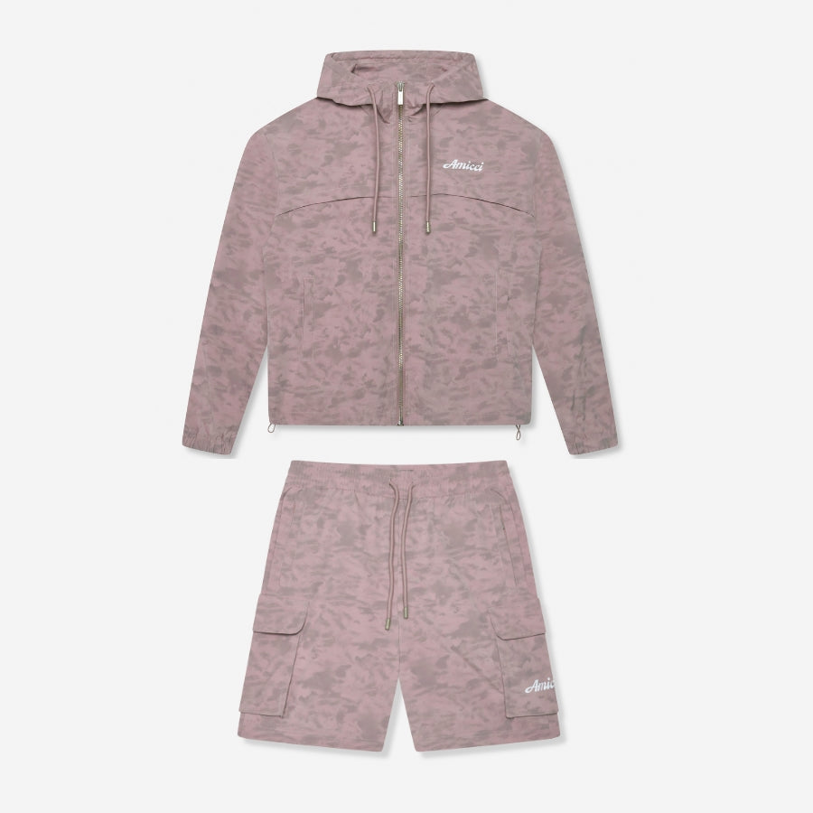 Almeria Windjackset Roze