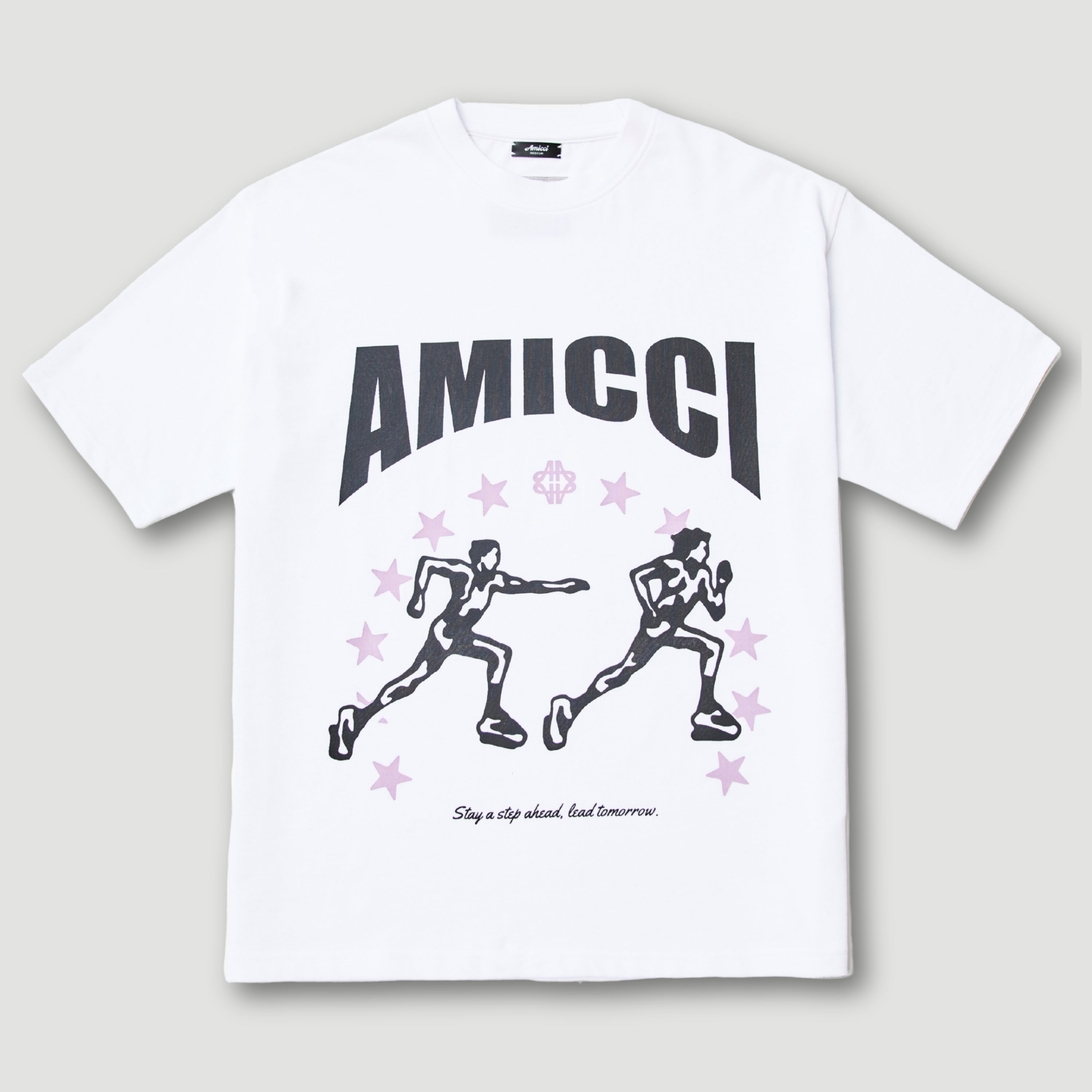 Camiseta gráfica blanca Direction