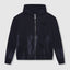 Enzo Navy Zip Through Hoodie