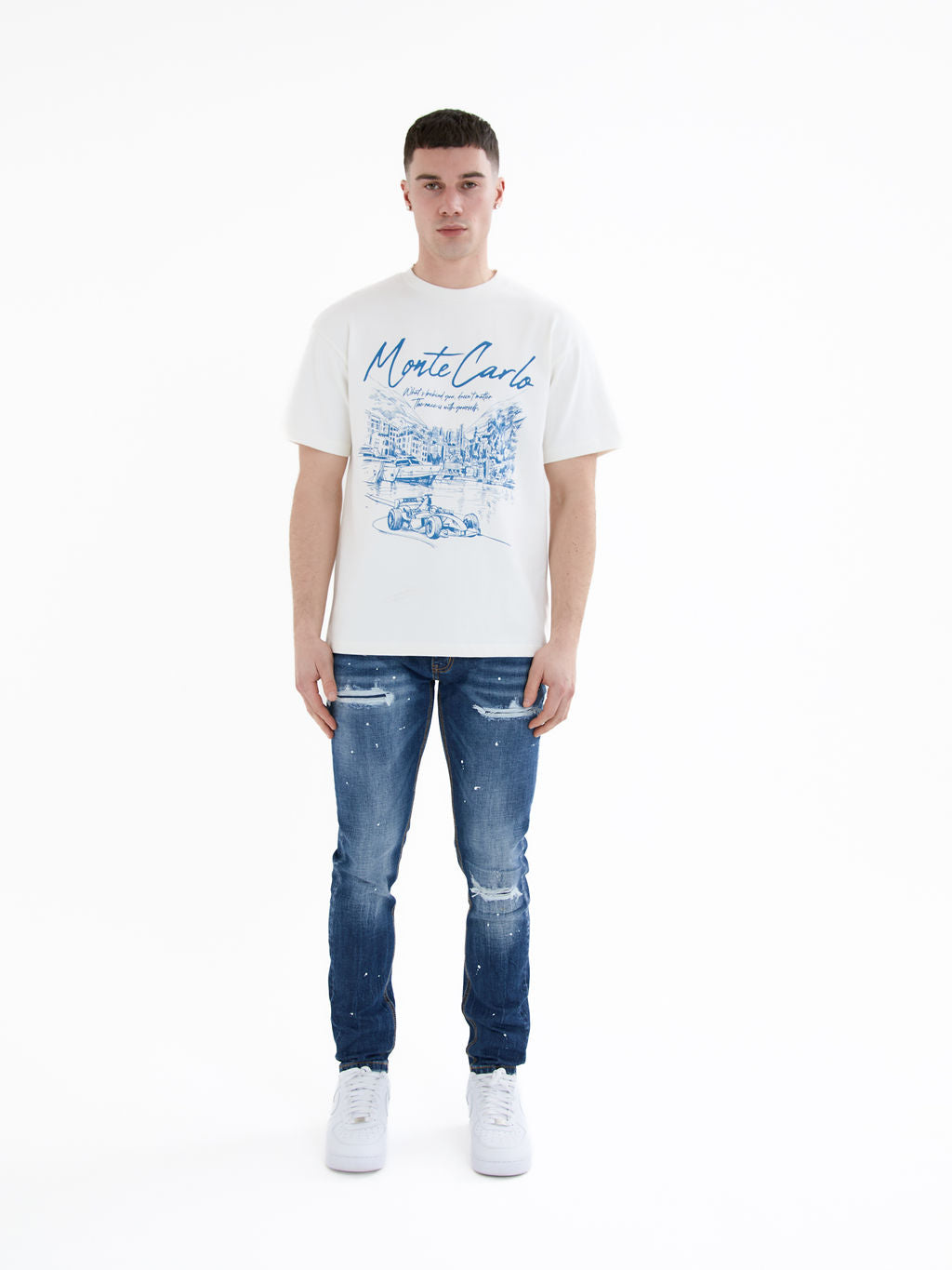 Jeans Skinny Marseille Azul Medio