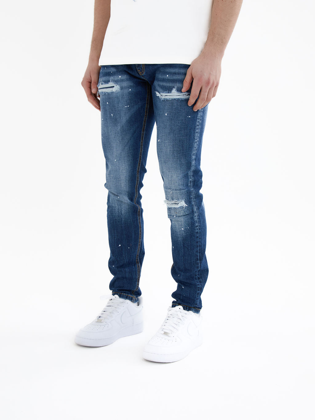 Jeans Skinny Marseille Azul Medio