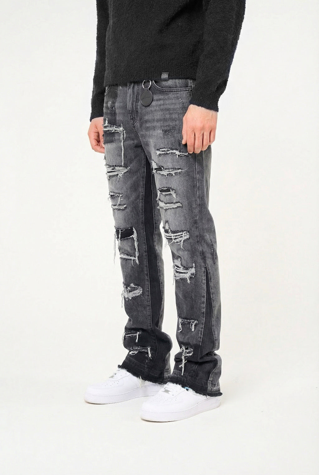 Imola Grey Flare Jean