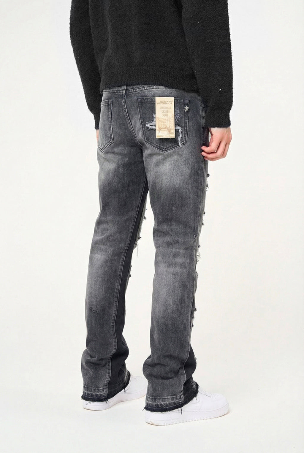 Imola Grey Flare Jean