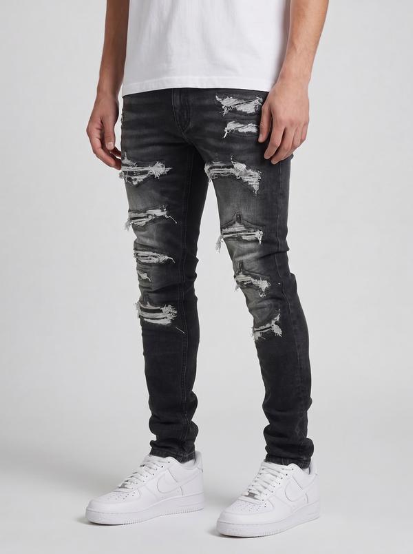 Jacopo Jet Black Jeans