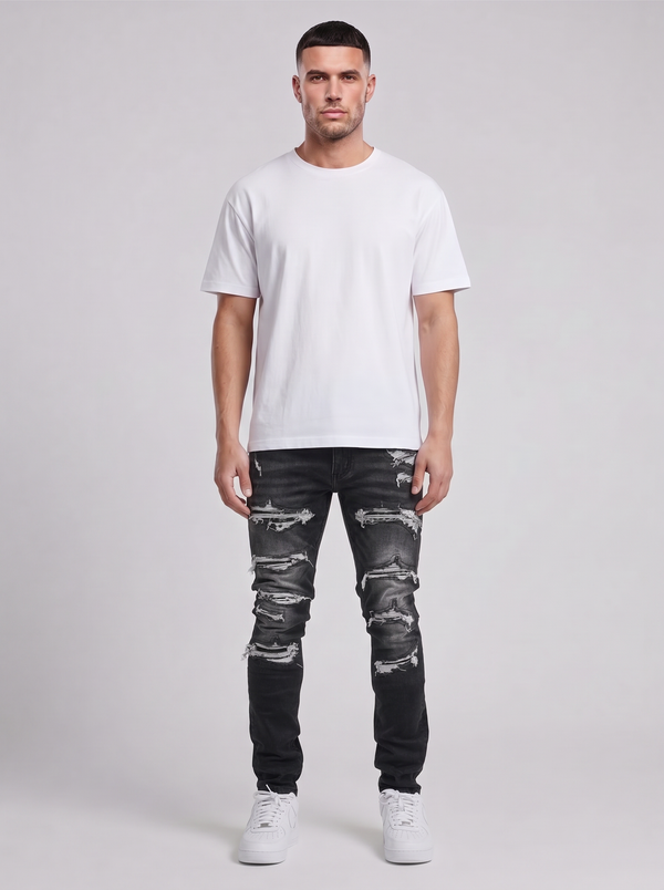 Jacopo Jet Black Jeans