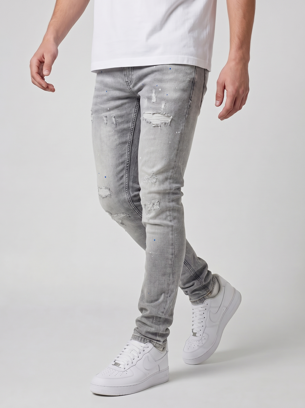 Lumber Grey Skinny Jean