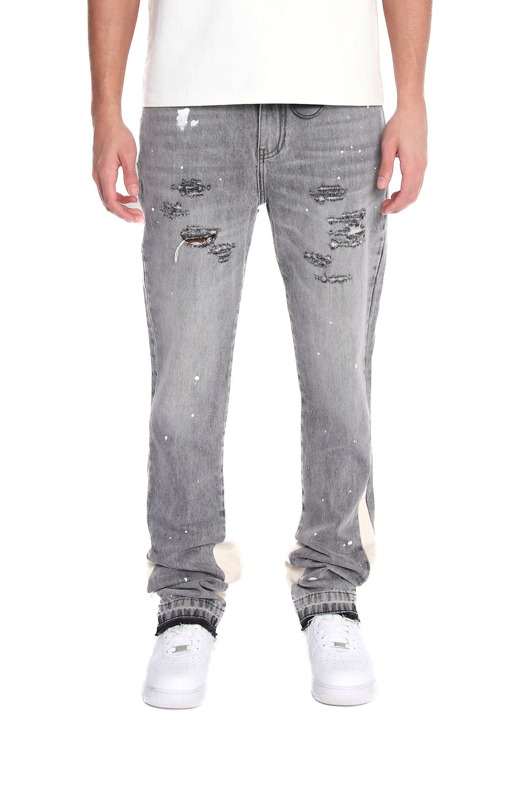 Maranello Grijs Flare Denim