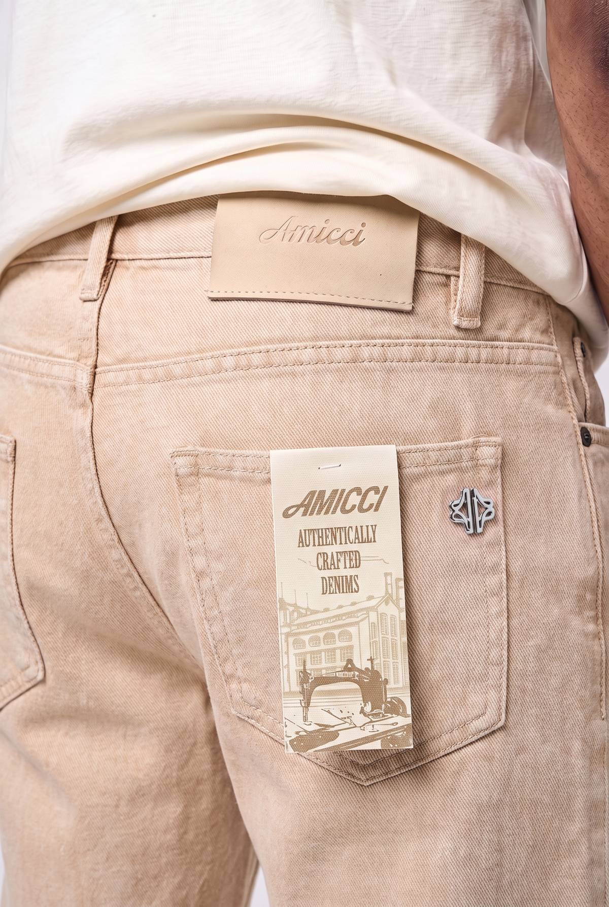 Maranello Beige Flare Jean