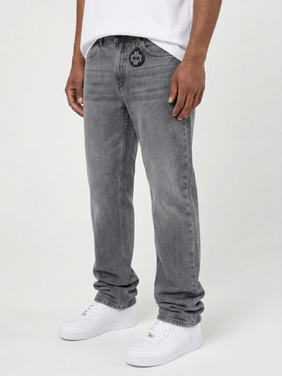 Sienna Grey Flare Jean