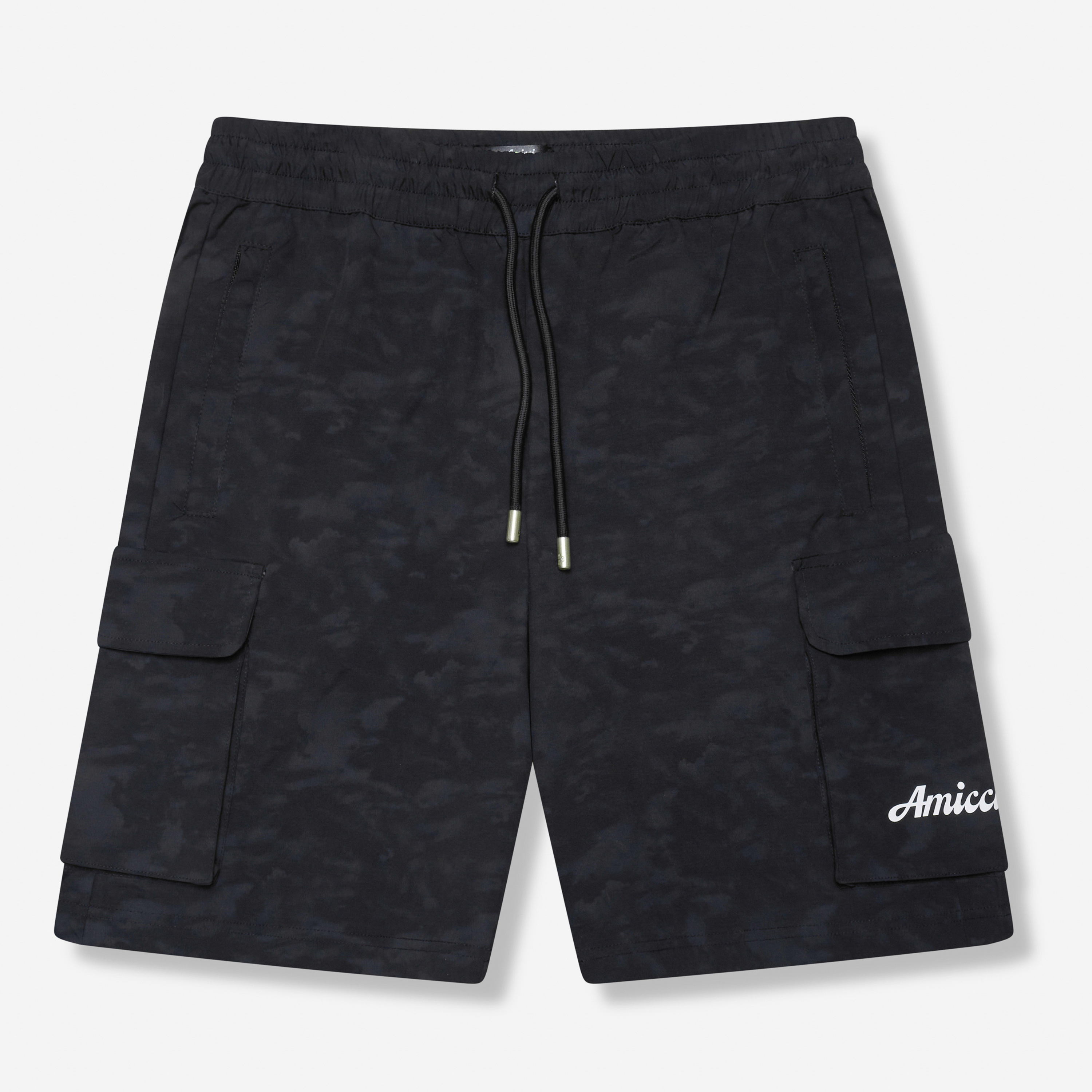 Almeria Patterned Shorts Black