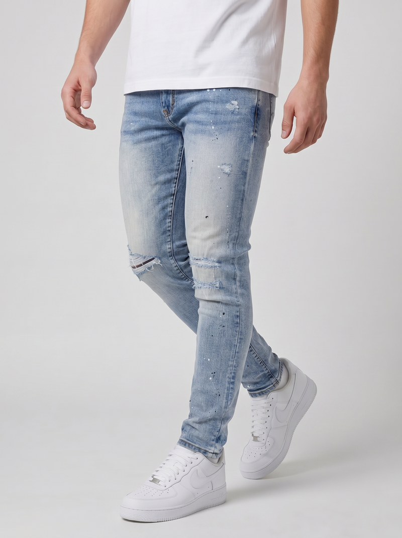 Zecca Blauwe Denim