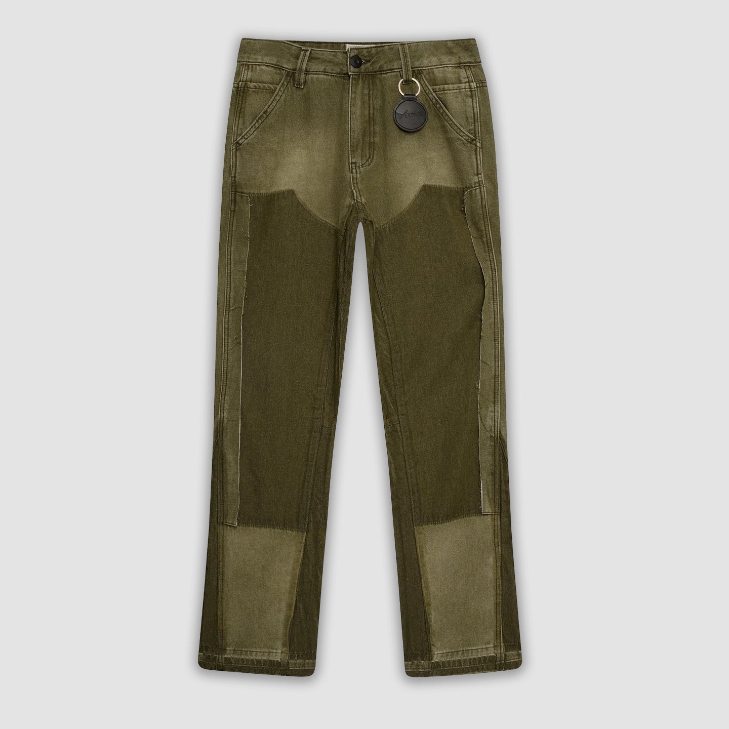 Adrano Flare Jeans Olijf