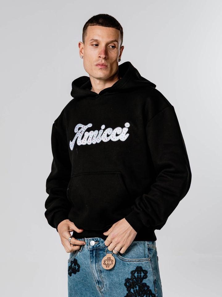 Black Amicci Script Hoodie