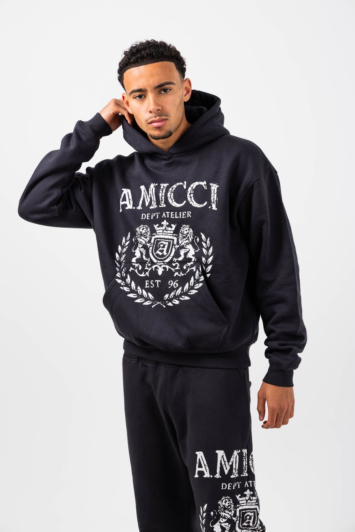 Napoli Black Emblem Hoodie