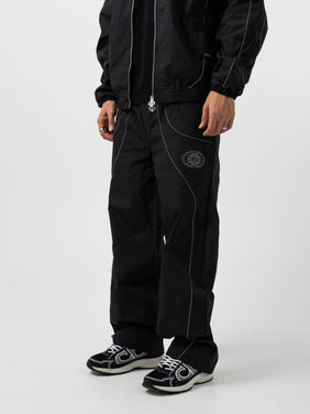 Ronin Relfective Black Shell Pants