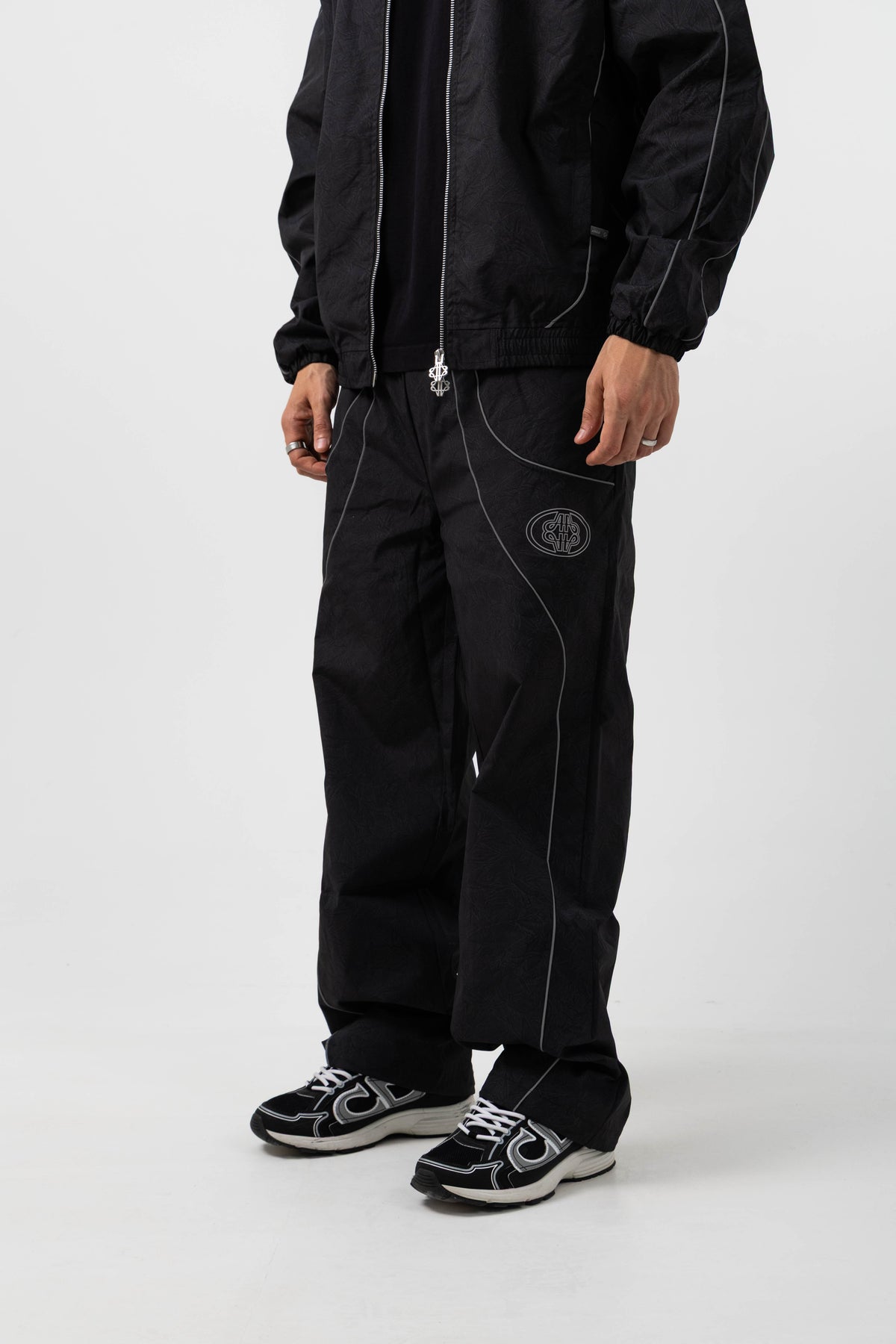 Ronin Relfective Black Shell Pants