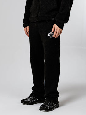 Verdi Black Emblem Knitted Jogger