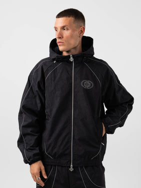 Ronin Reflective Black Windbreaker