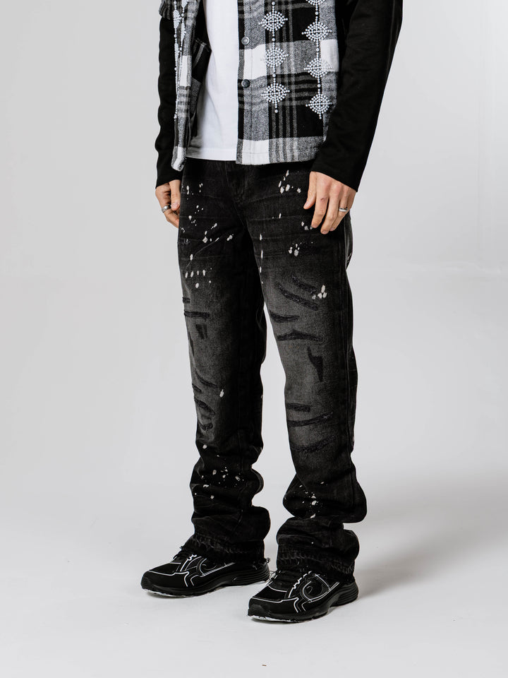 Atticus Black Flare Jean