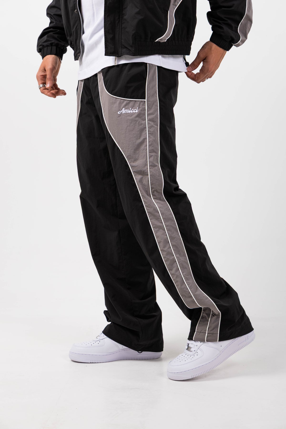 Placido Black Shell Pant