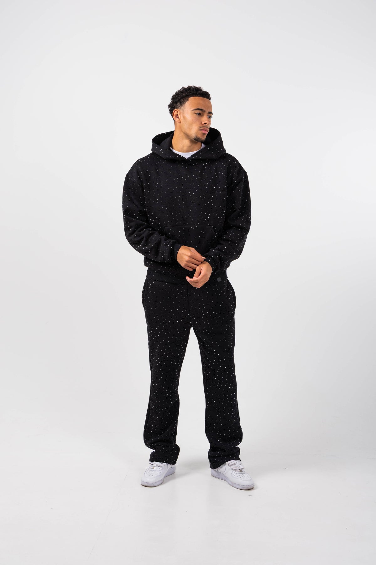 Massimo Embellished Black jogger