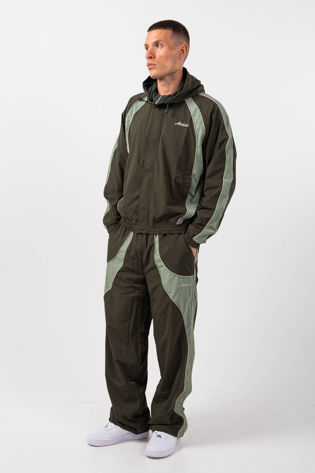 Placido Green Shell Pant