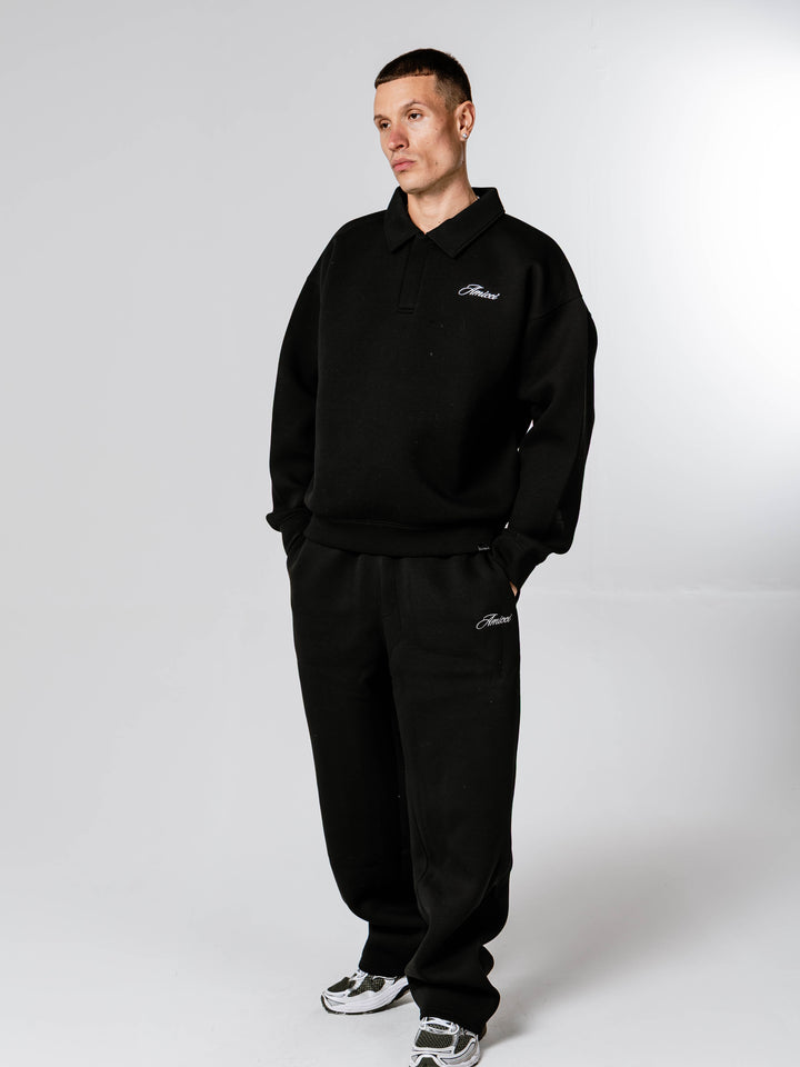 Atelier Scuba Black Rugby Sweatshirt