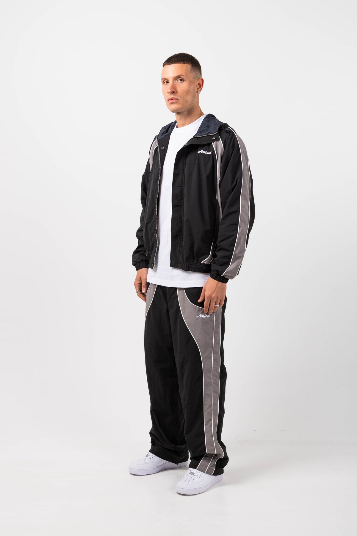Placido Black Shell Pant