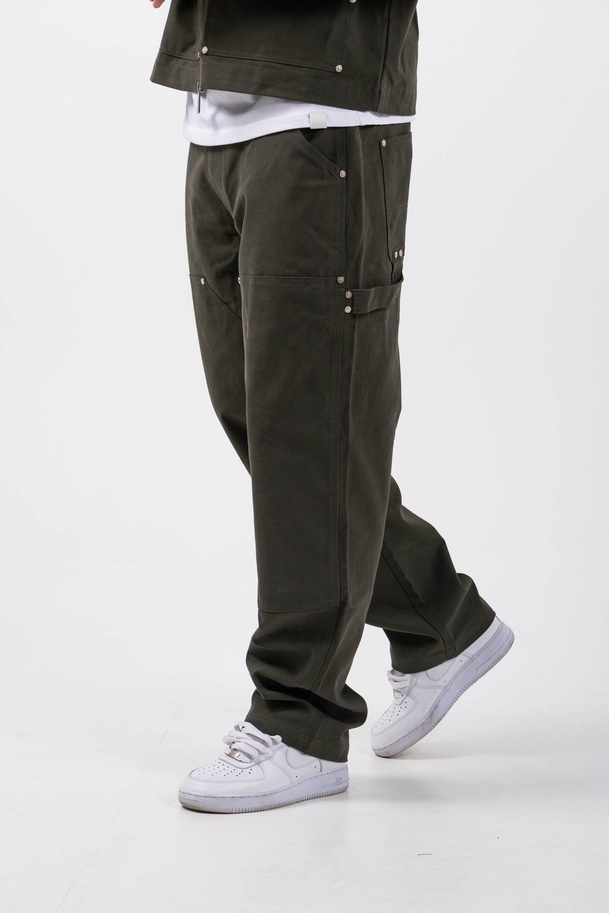 Wyatt Khaki Twill Pants