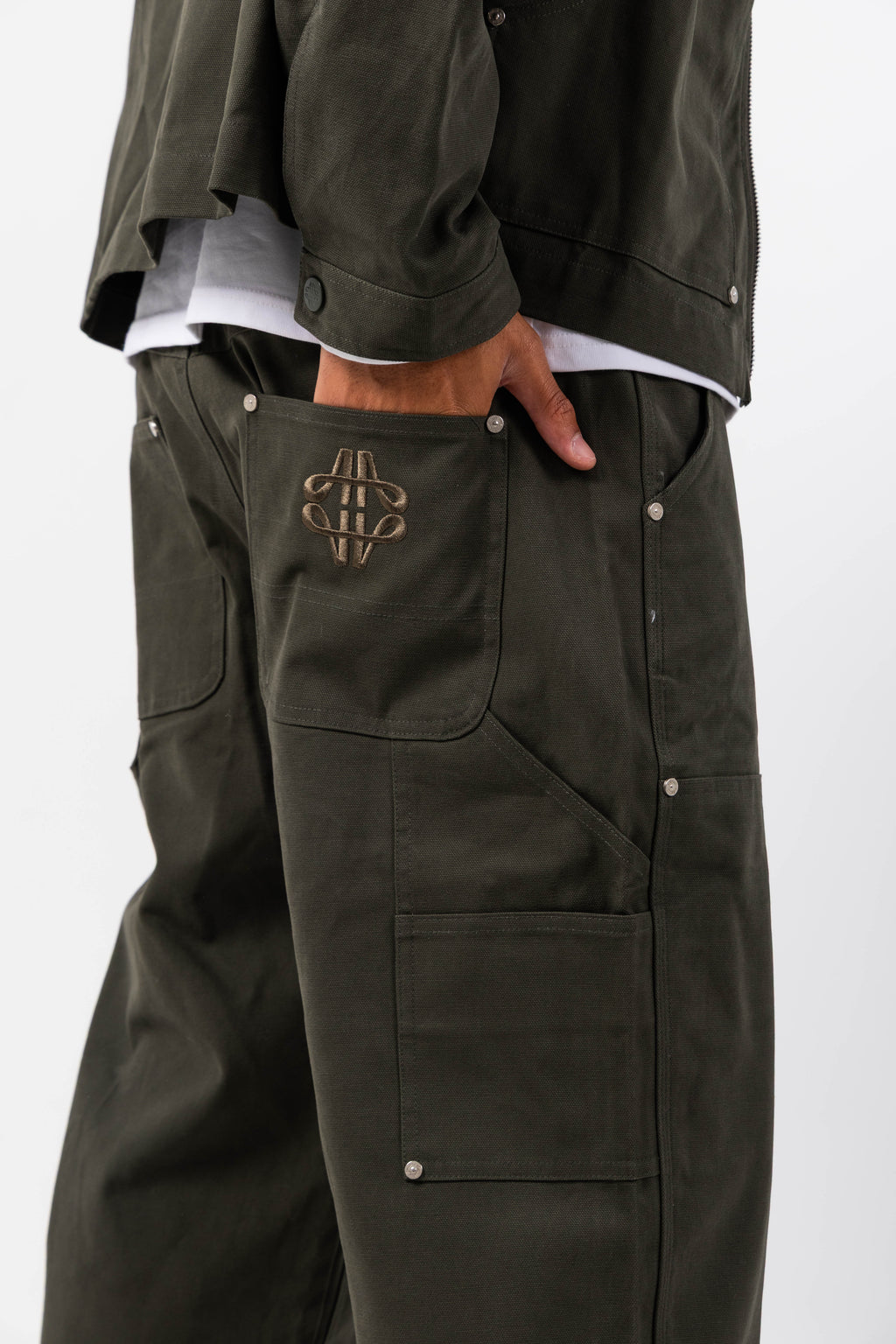 Wyatt Khaki Twill Pants