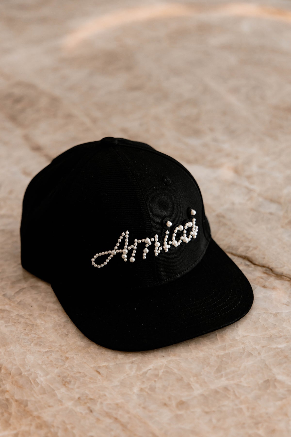 Chrome Pearl Cap Black