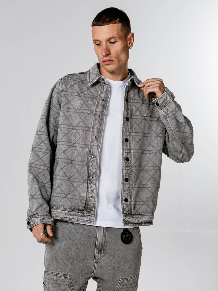 Potenza Grey Denim Jacket