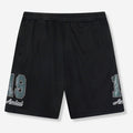 Pantalones Cortos de Malla Macizo Negros