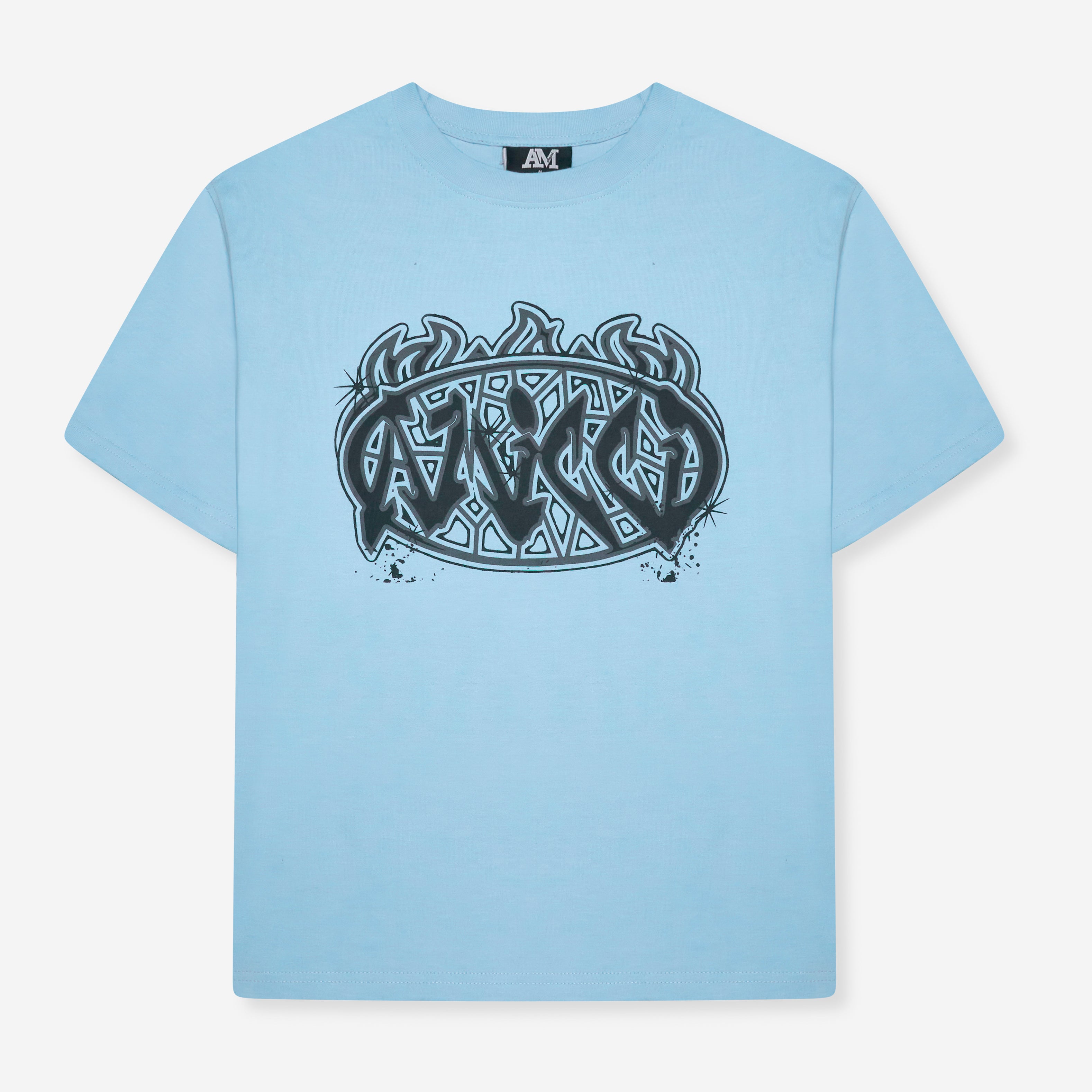 Camiseta gráfica Vallea azul