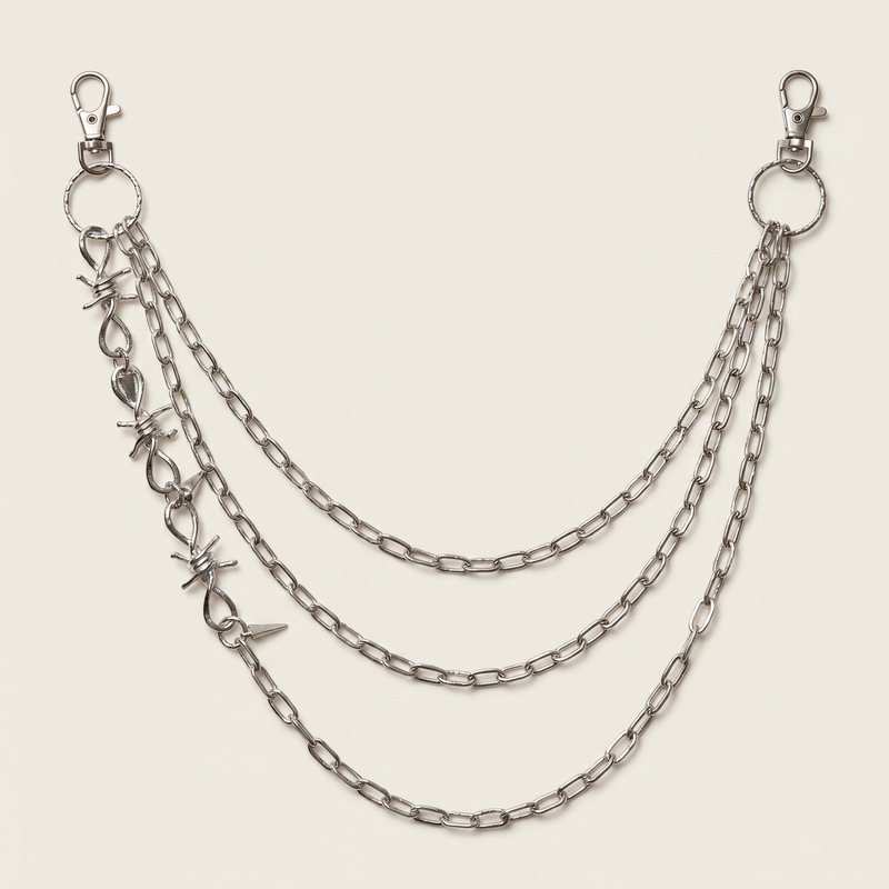 Collar de Plata en Capas