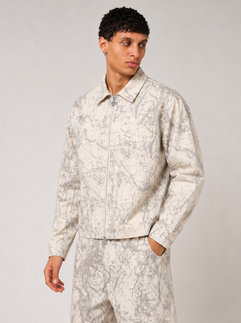 Orazio Camo Zip Jacket