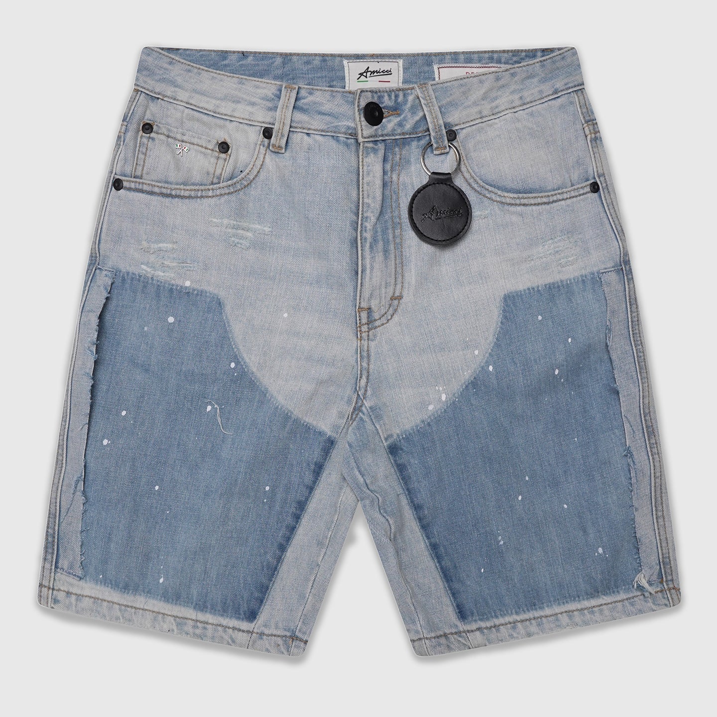 Adrano Light Blue Carpenter Shorts
