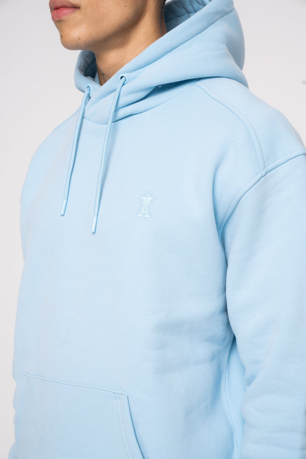 Amicci Hoodies Basic Hoodie Baby Blue